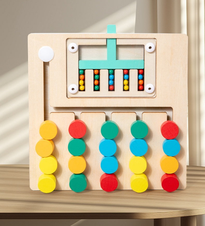 Wooden Color Logic Board Game