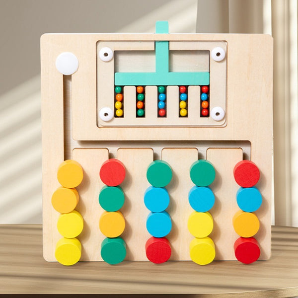 Wooden Color Logic Board Game