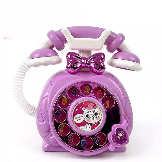 Vintage-Style Dial Toy Phone