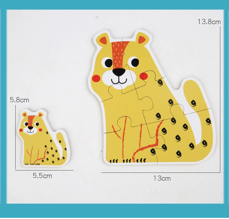 Kids' 6-in-1 Wooden Learning Puzzles - Assorted Themes