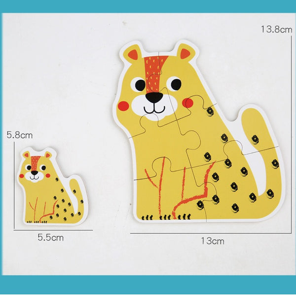 Kids' 6-in-1 Wooden Learning Puzzles - Assorted Themes