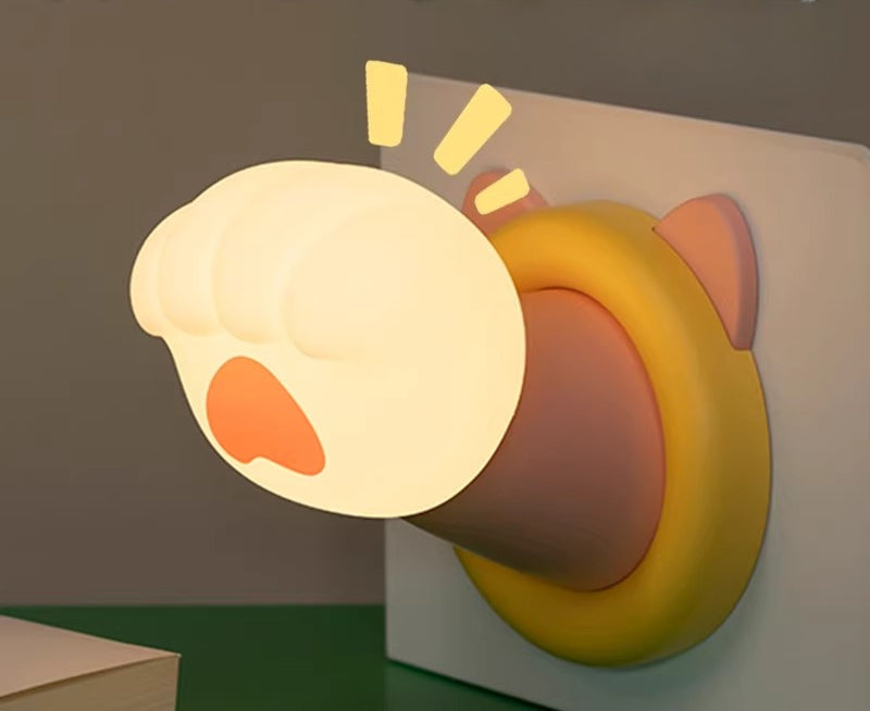 Magnetic Reaching Cat Paw Night Light