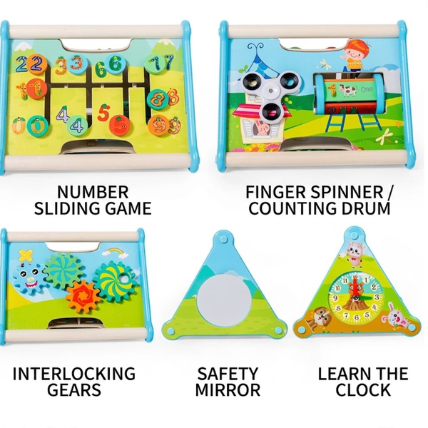 Wooden Multi-Activity Learning Box