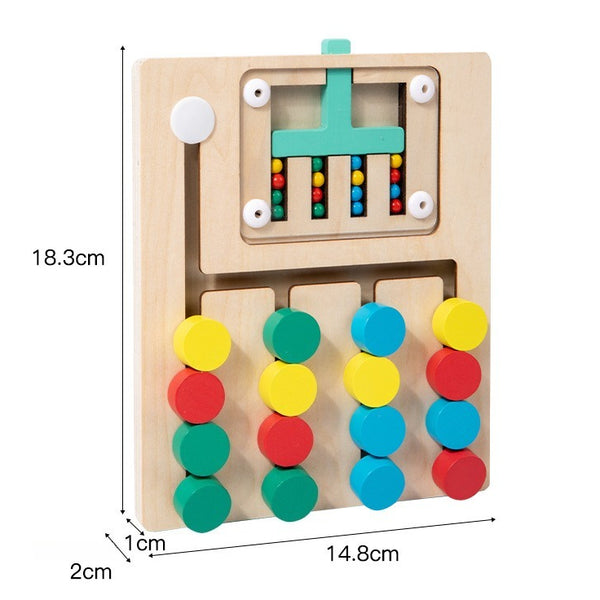 Wooden Color Logic Board Game