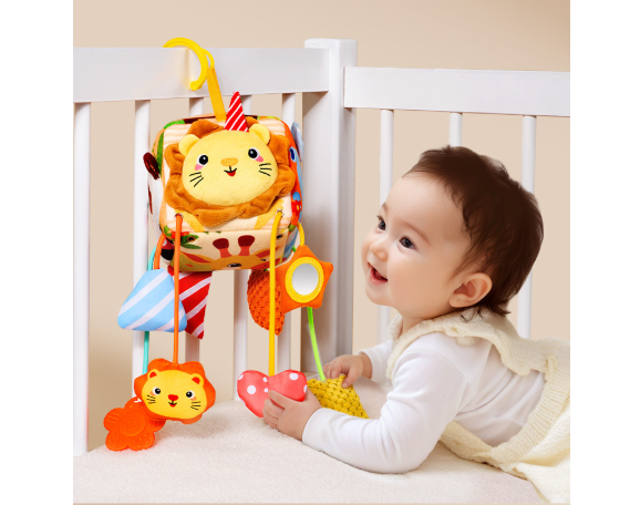 Tissue Box Activity Stroller Toy