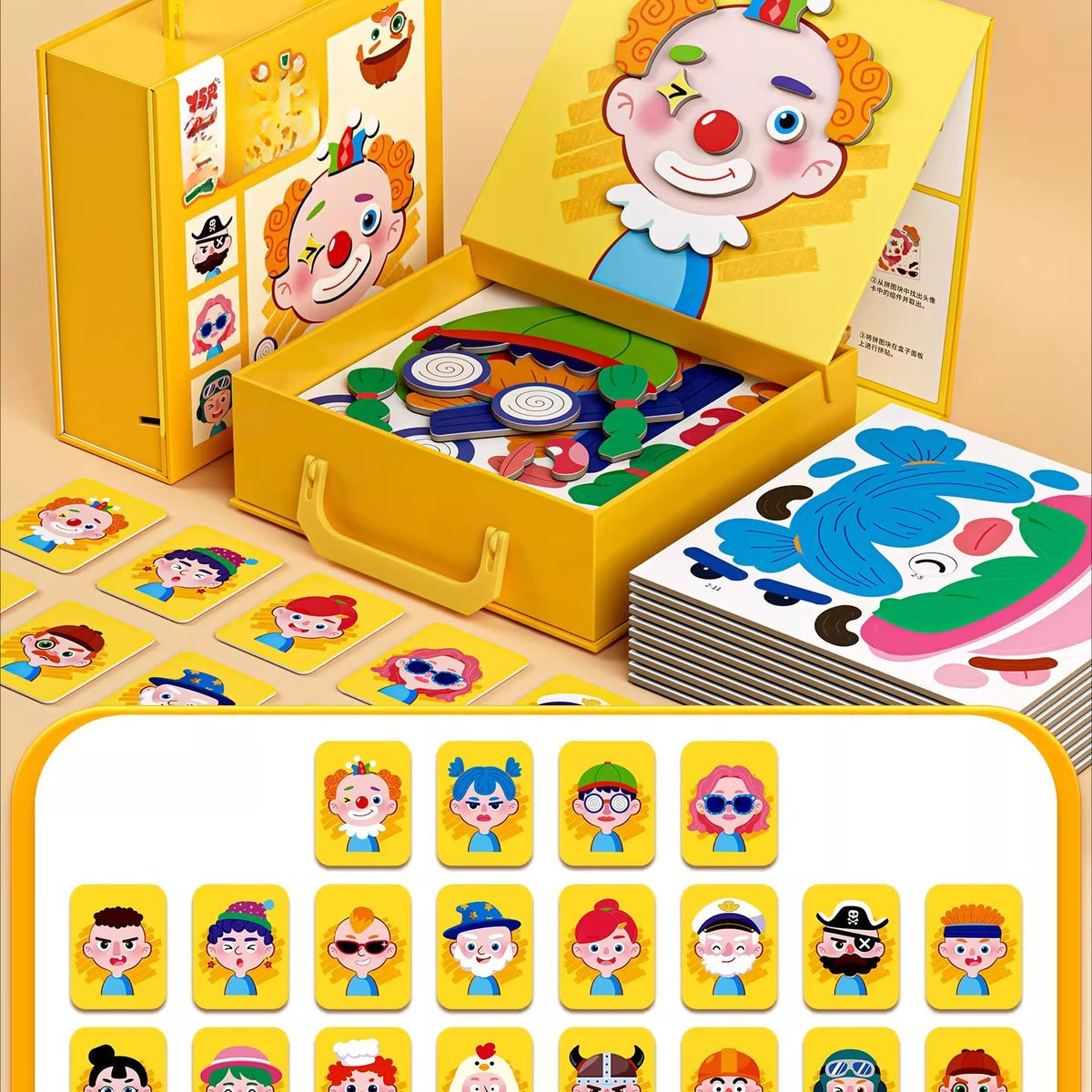 Magnetic Face Puzzle Play Set