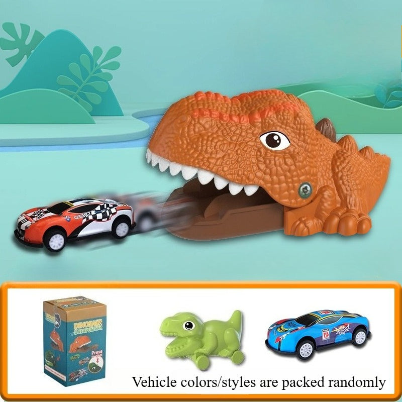 Dino Chomper Launch & Race Set – Battery-Free Catapult Toy