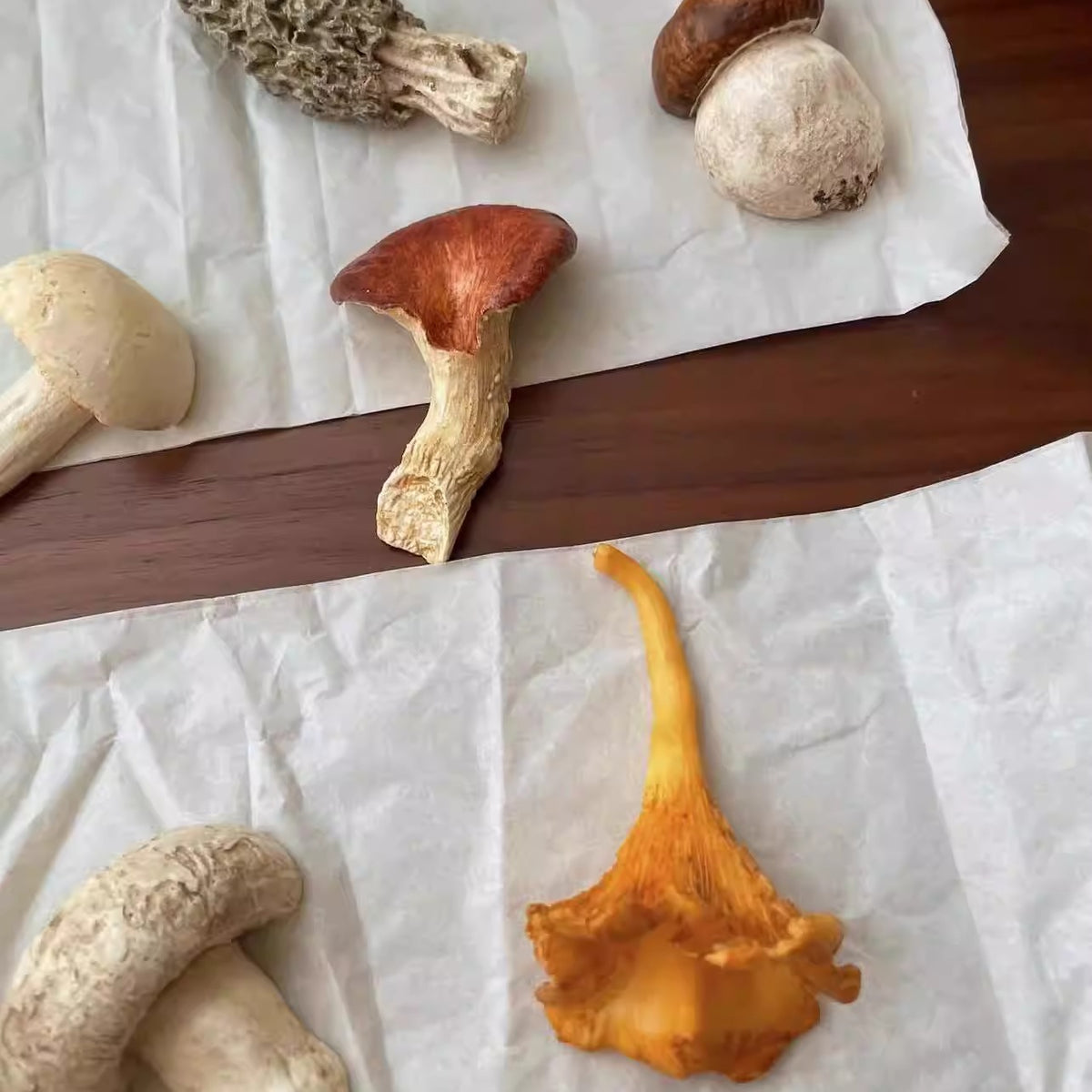Hand-Painted Mushroom Resin Chopstick Rest