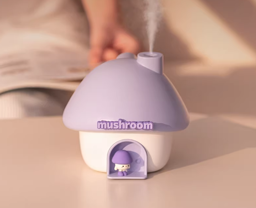 Mushroom House Humidifier and Sunset Night Light