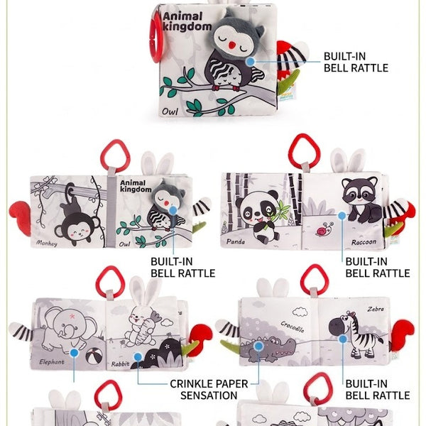 Baby Black & White Sensory Soft Cloth Book