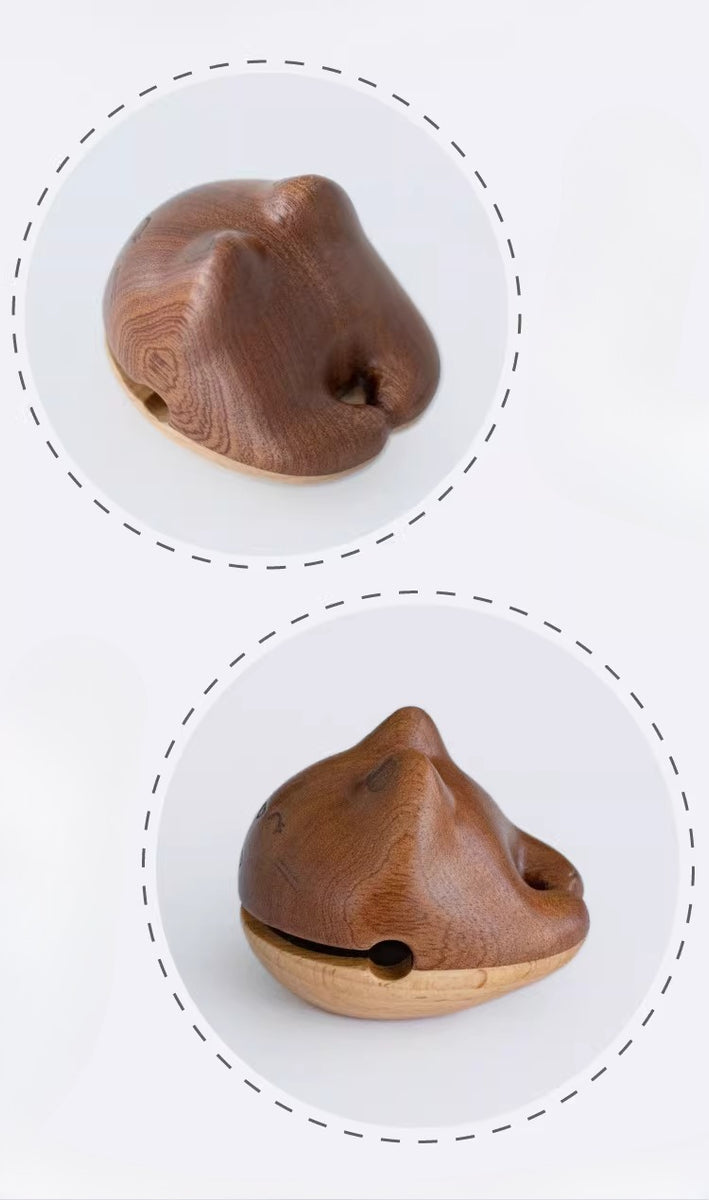 Wooden Cat Desktop Zen Percussion Block