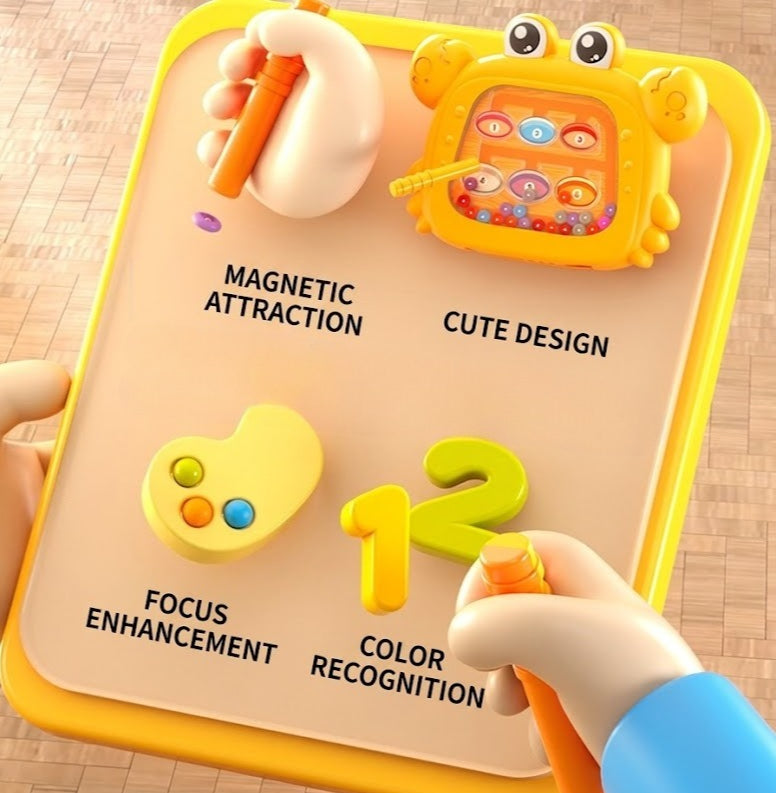 Dual-Sided Magnetic Bead Maze & Drawing Board