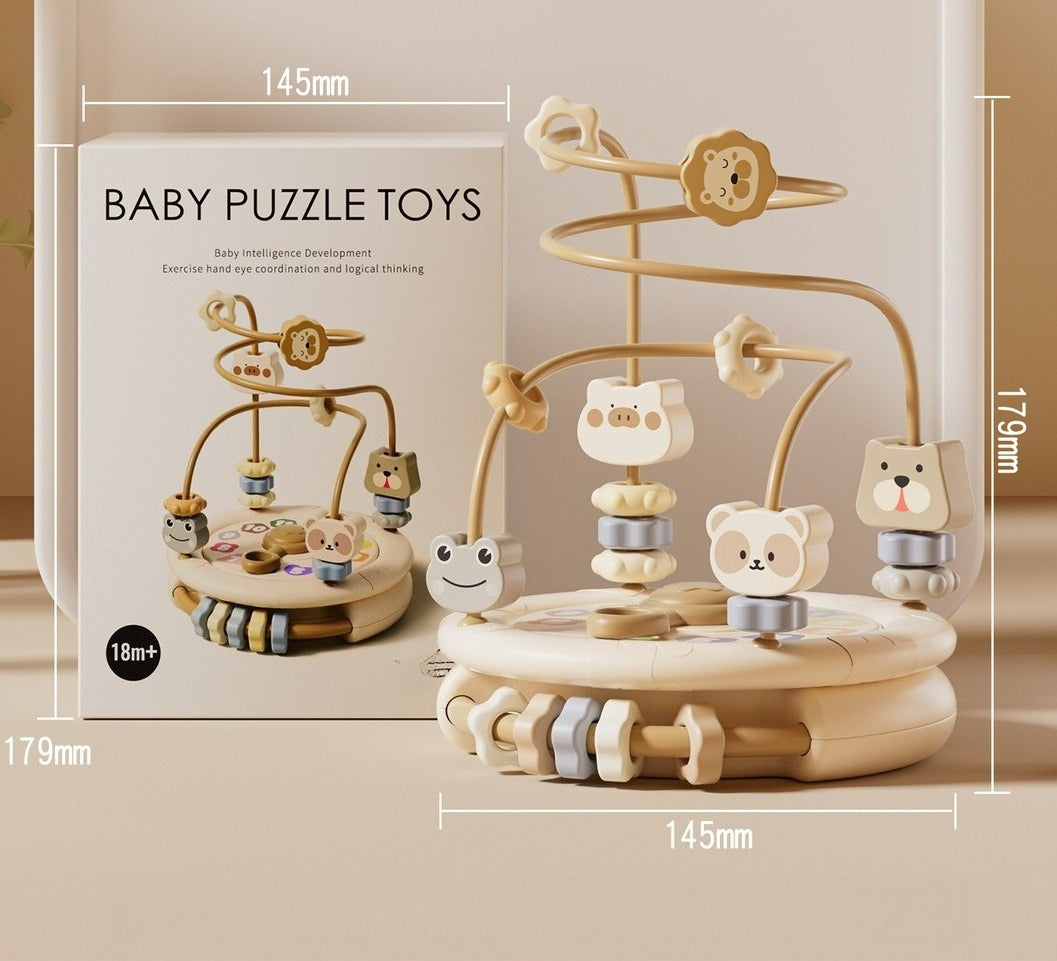Toddler Multi-Activity Bead Maze and Learning Toy