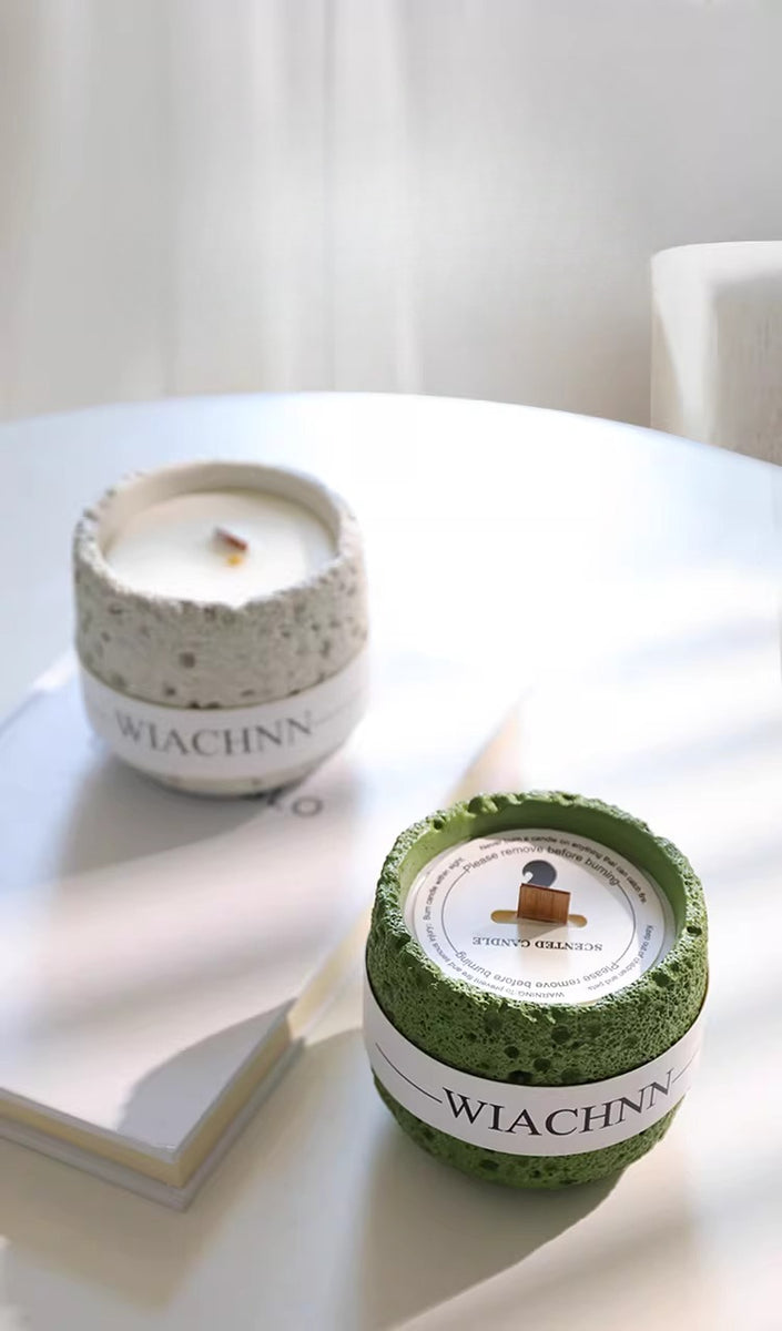 Cream Glass Jar Scented Candle