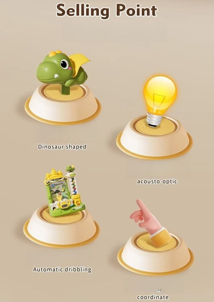 Dinosaur Castle Interactive Marble Catching Game