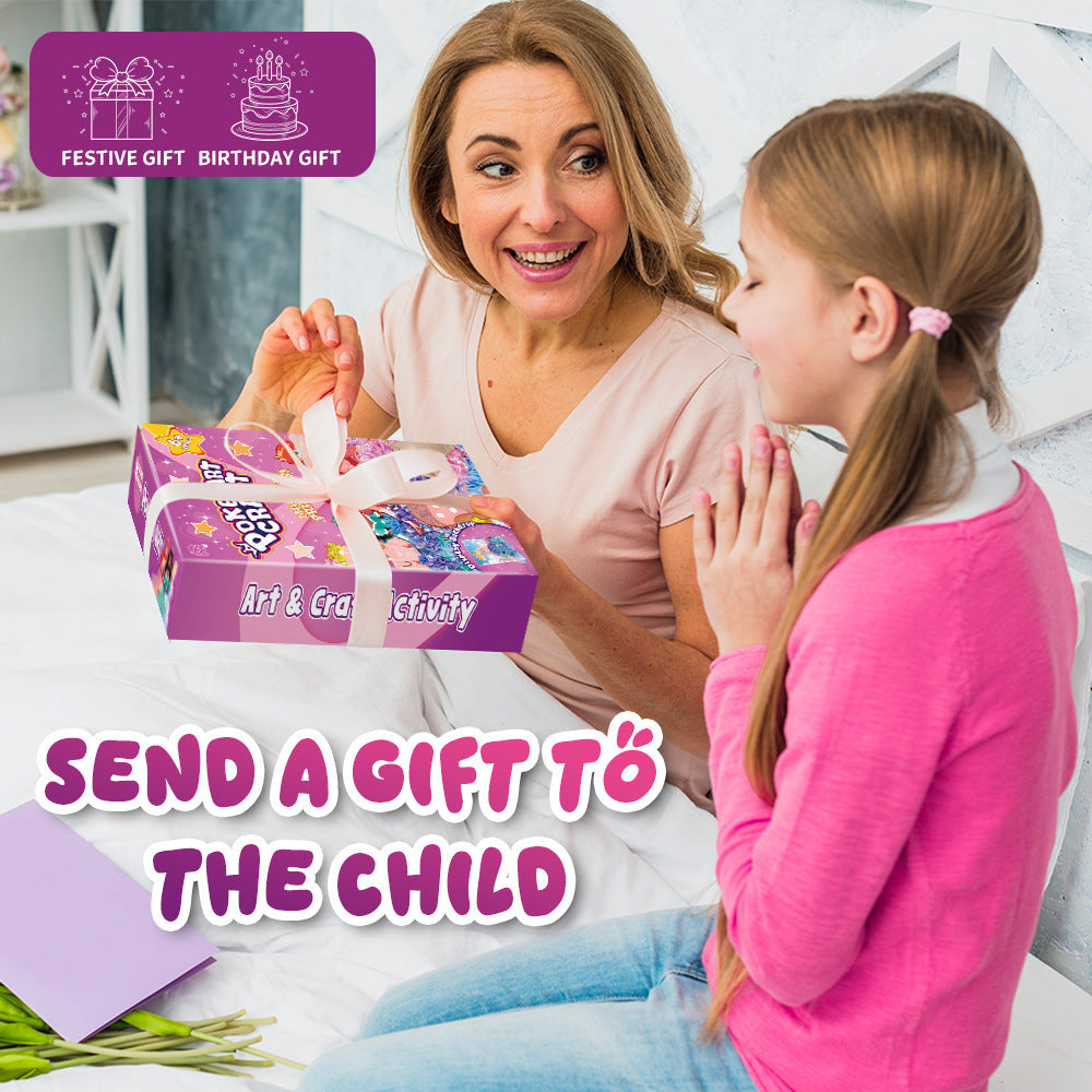 Magical Princess Poke-Art Craft Kit – 3D Dress-Making DIY Set for Kids (6+)