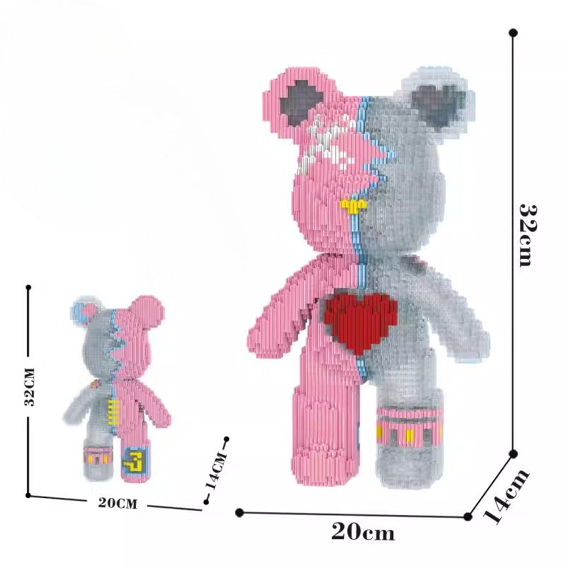 Large Bear Building Block Model (32cm)