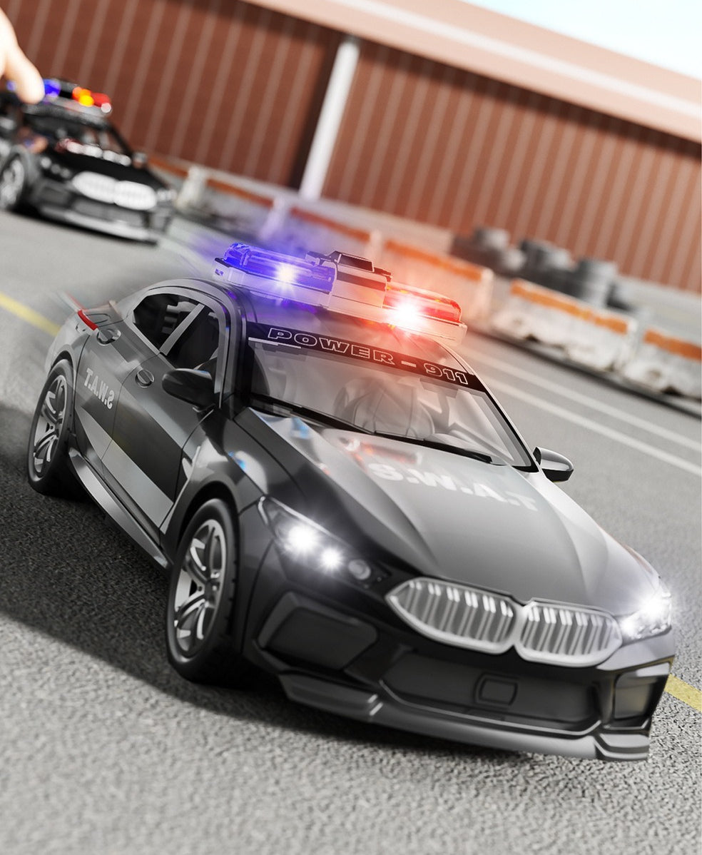 Simulated SWAT Police Car with Sound and Lights