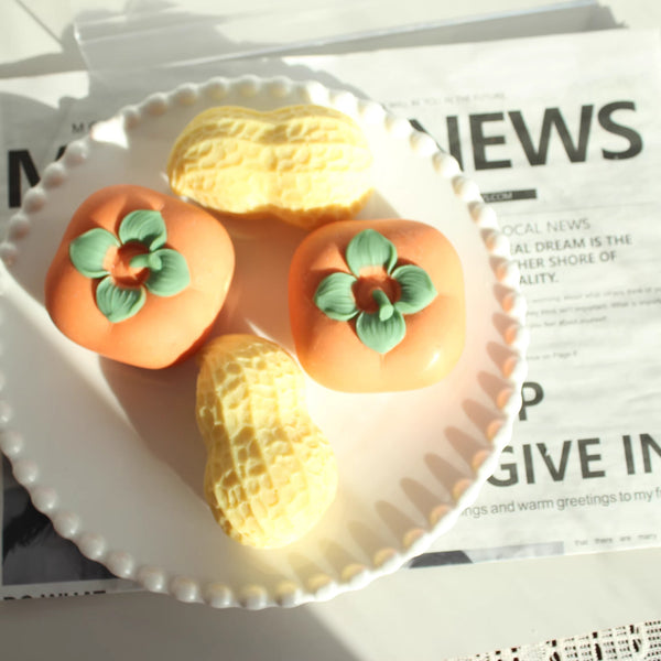 Persimmon and Peanut Handmade Soap Gift Set
