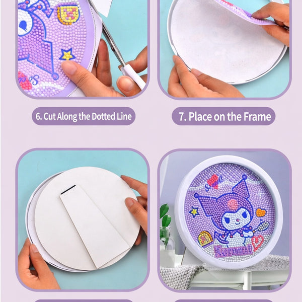 Sanrio Character Diamond Painting Kit with Frame