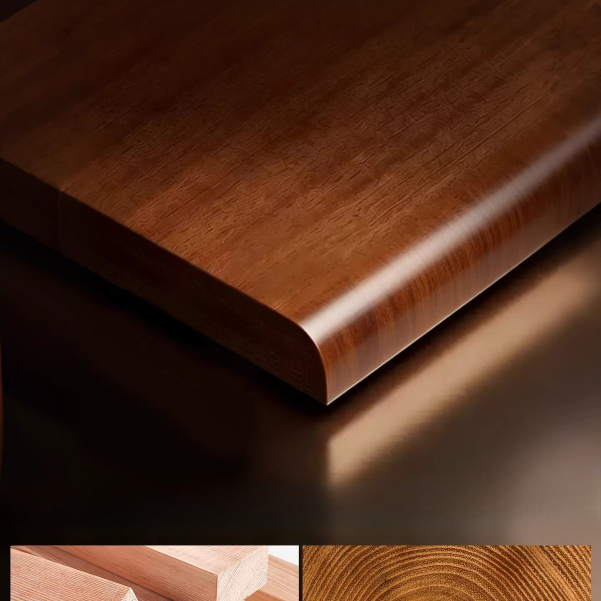 Wooden Catchall Tray with Animal Figurine