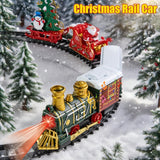 Classic Christmas Electric Train Set with Lights and Music