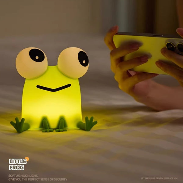 Big Eyed Frog Silicone Night Light