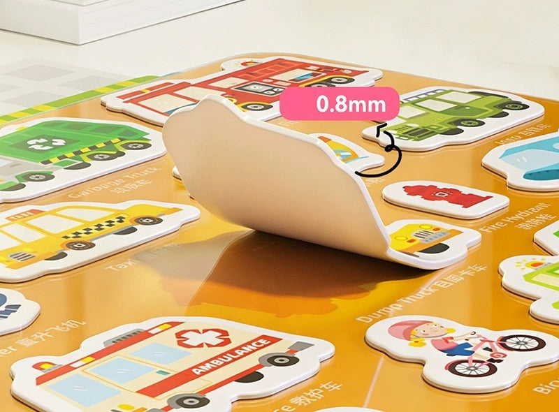 Mideer Reusable Jelly Sticker Book Set