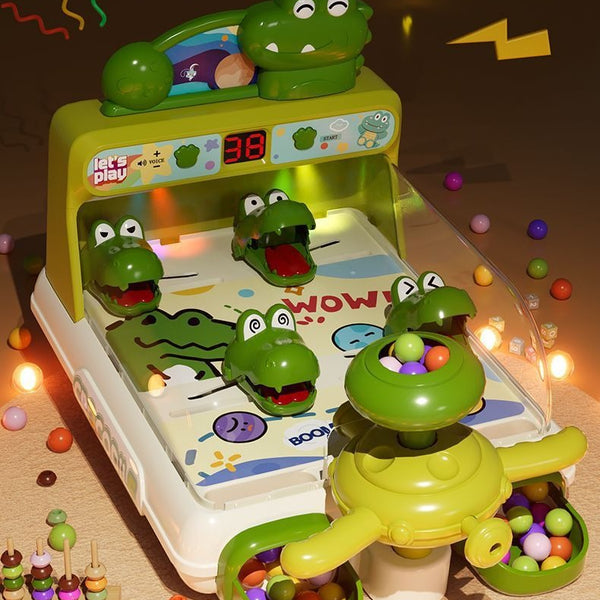 Crocodile Pachinko Tabletop Game with Electronic Scoring