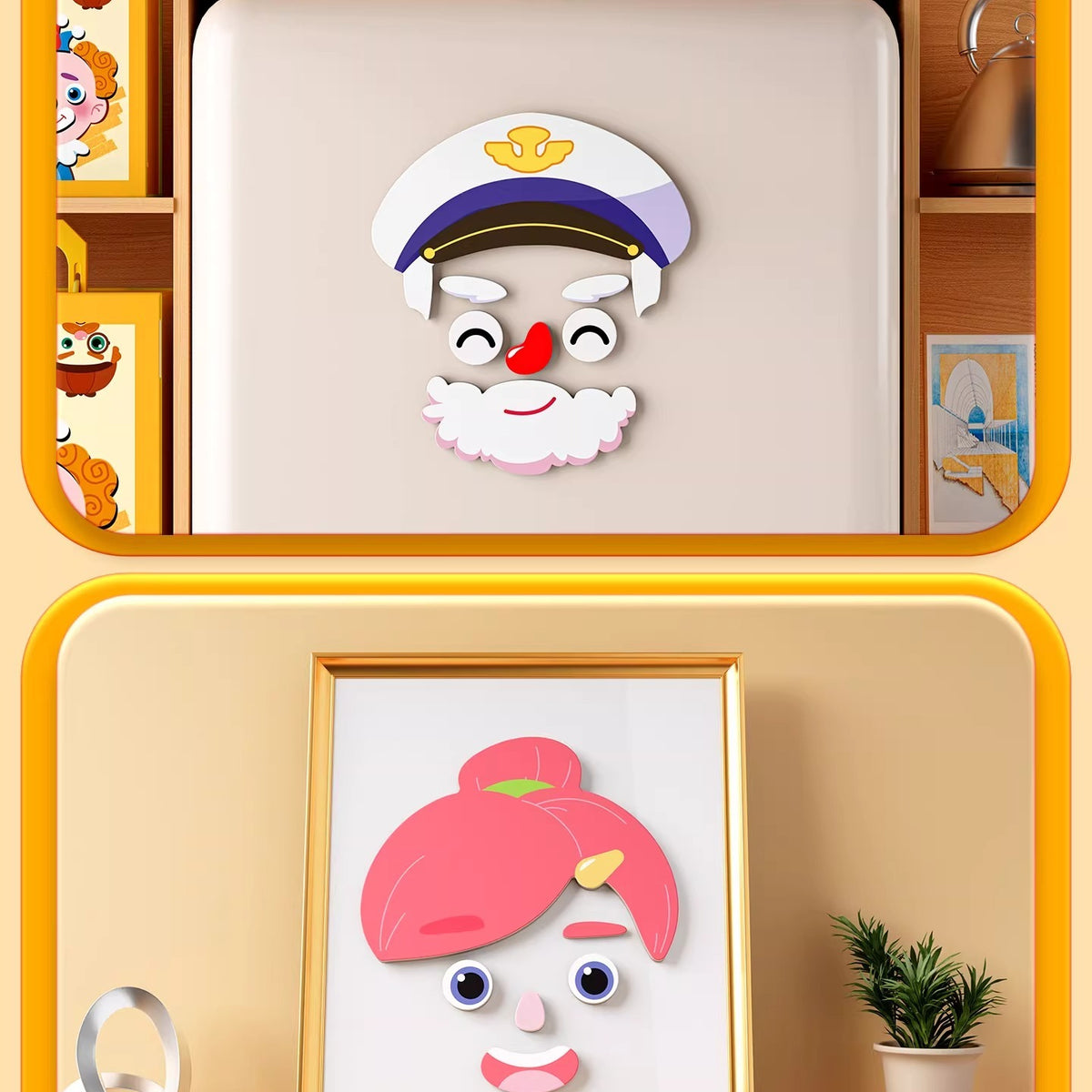 Magnetic Face Puzzle Play Set
