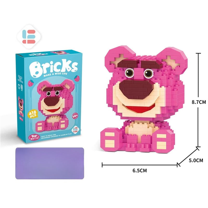 Cute Cartoon Micro Building Block Kit
