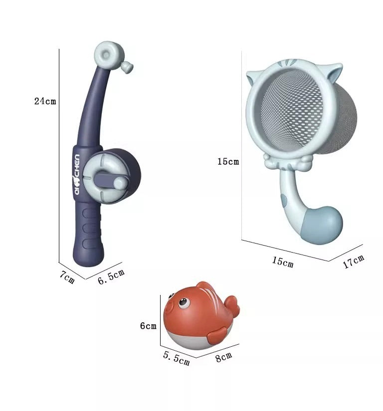 The 'Catch & Splash' Magnetic Fishing Set – Bath & Water Play Toy 8-in-1 Fantastik Curios