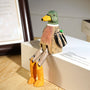 Hand-Carved Wooden Mallard Duck Shelf Sitter Figurine FantastiKurios