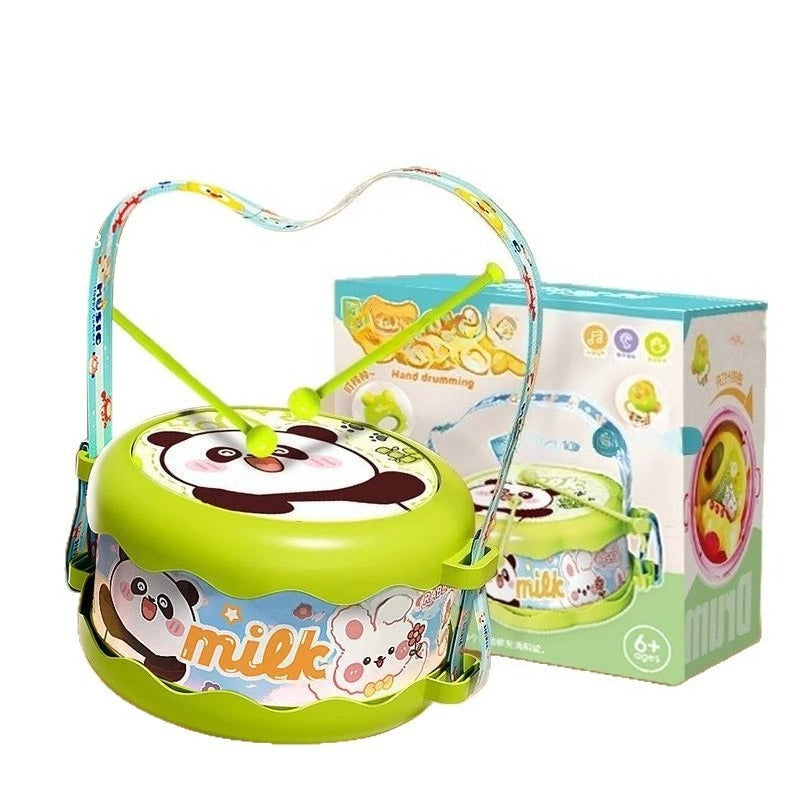 Baby Musical Instrument Set with Double-Sided Drum and Shakers