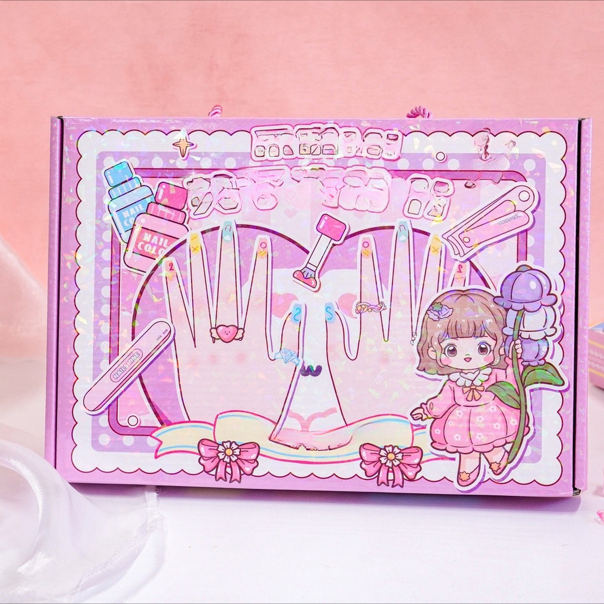 Handmade Nail Art Quiet Book Craft Kit