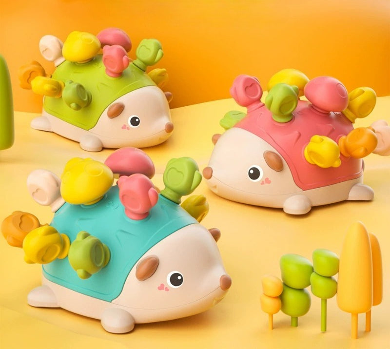 Montessori Hedgehog Fine Motor and Sorting Toy
