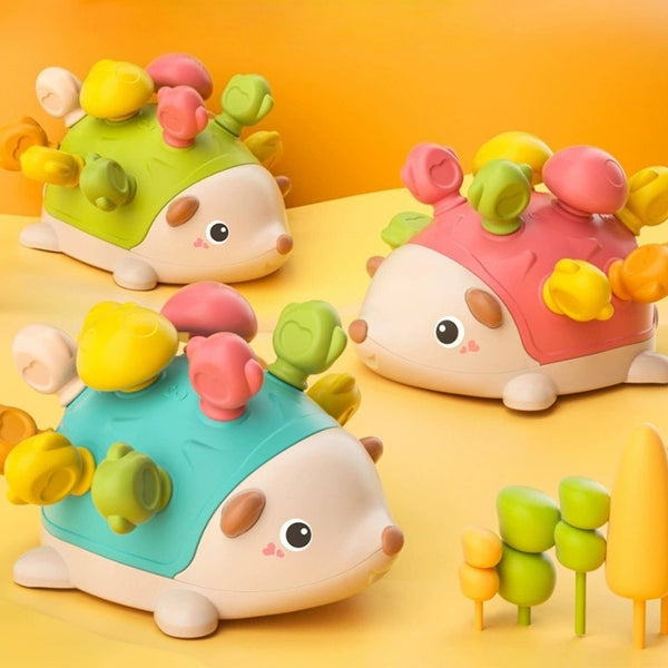 Montessori Hedgehog Fine Motor and Sorting Toy