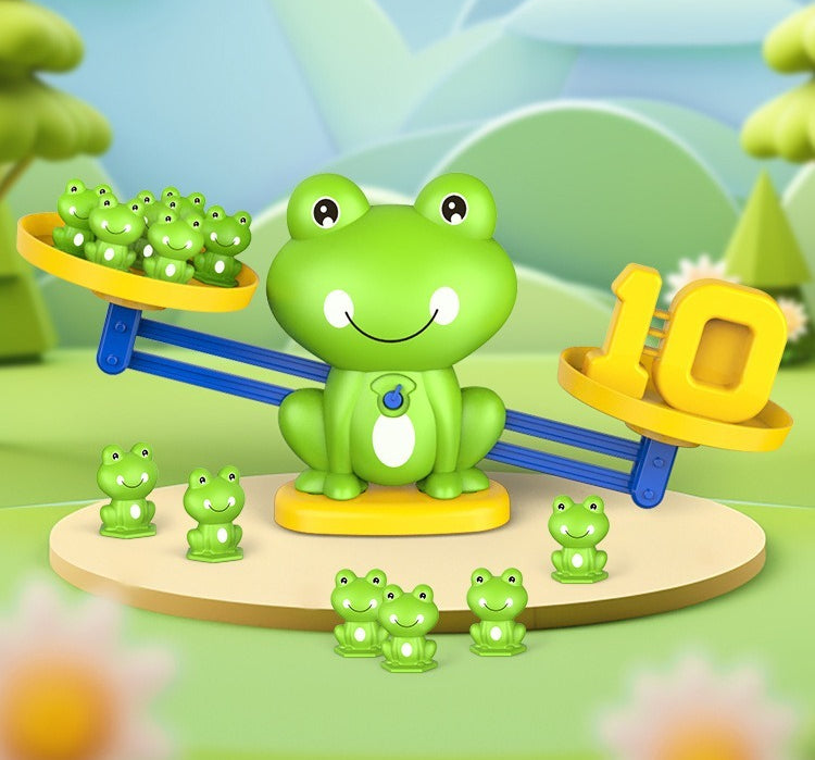 Frog Balance Scale Math Learning Set for Kids