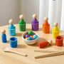 Wooden Montessori Color Sorting Set