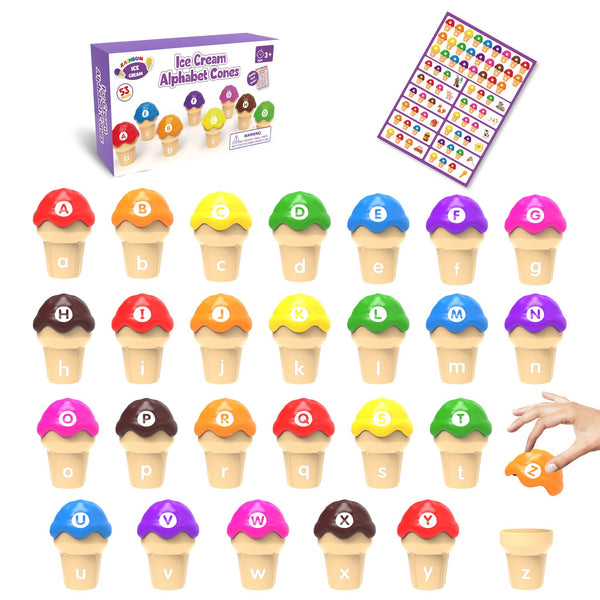 Ice Cream Stacking Cones - Early Learning Activity Set