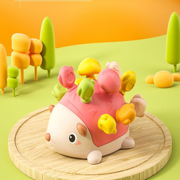 Montessori Hedgehog Fine Motor and Sorting Toy