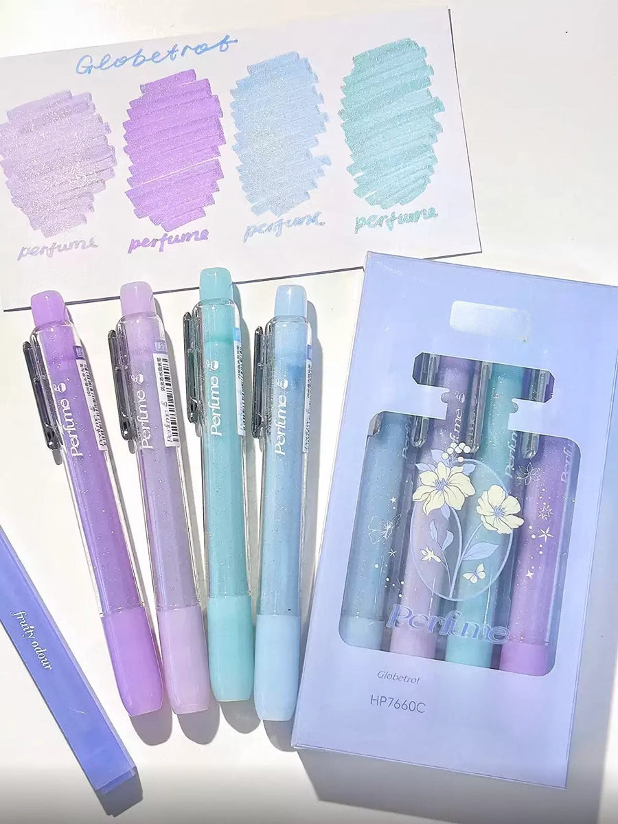 Scented Glitter Highlighter Set