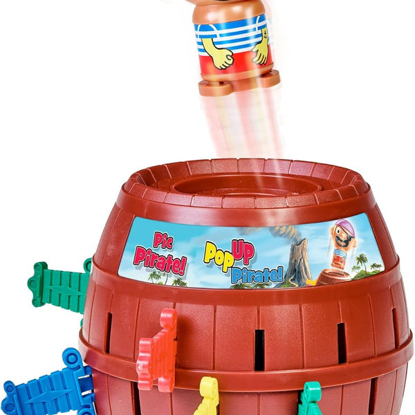 Pop Up Jumping Pirate Barrel Toy Action Board Game