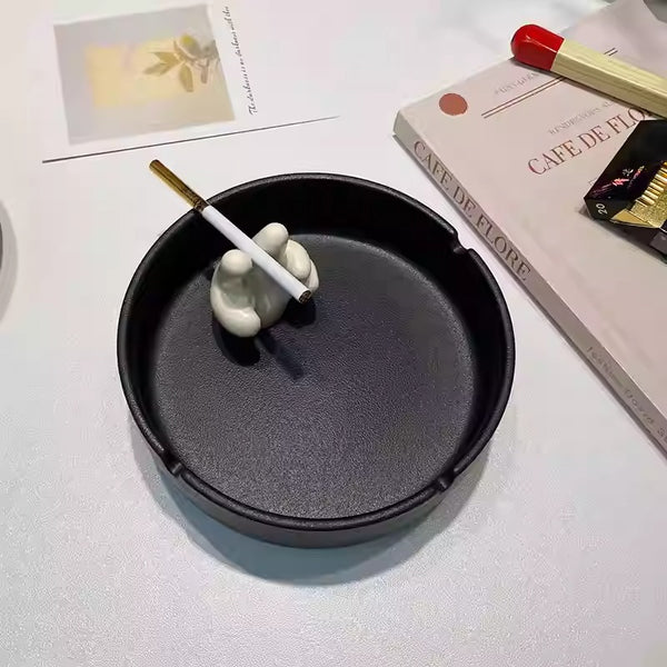 Ceramic Peace Sign Hand Ash Tray
