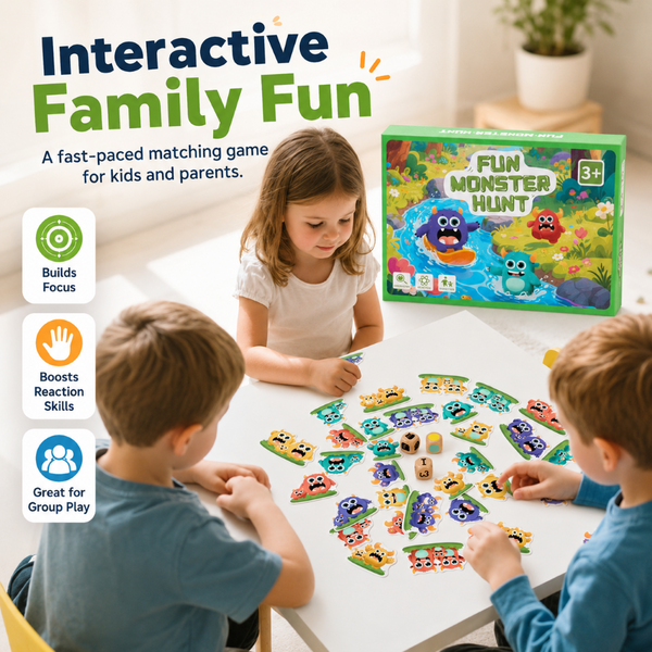 Fun Monster Hunt Card Game