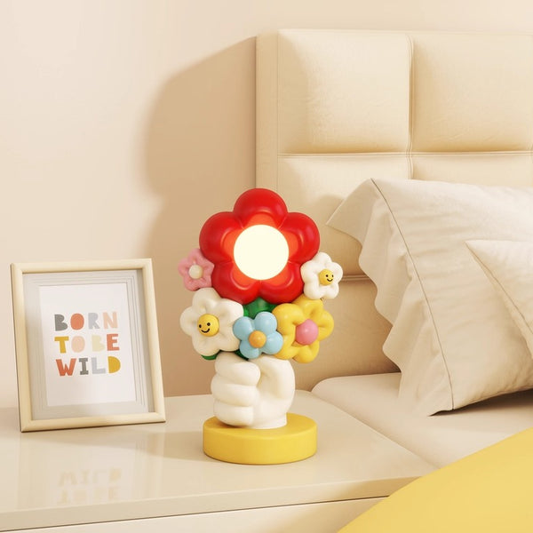Holding Flowers Figurine Night Light
