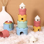 Soft Silicone Stacking Castle Toy for Babies & Toddlers