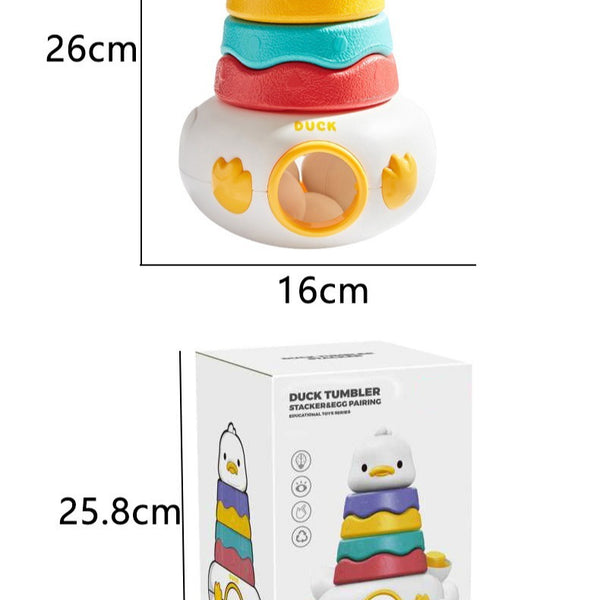 Duck Stacker Tumbler with Shape Matching Eggs