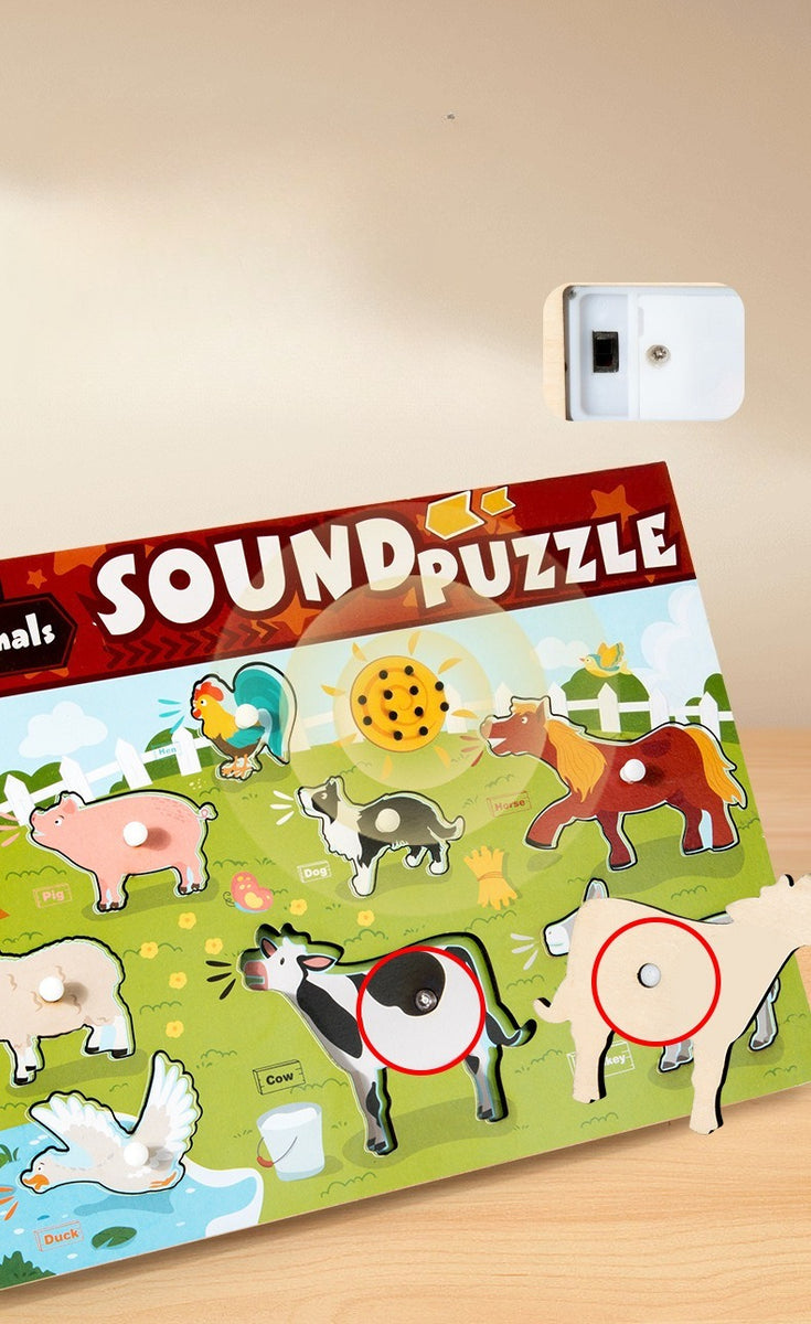 Sound & Discovery Wooden Peg Puzzle