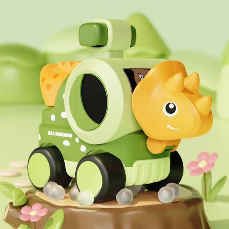 Dinosaur Press-and-Go Whistle Toy Car